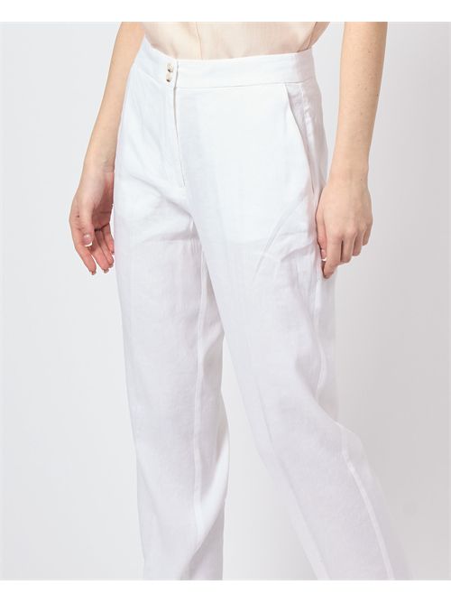 Pantaloni donna Alessia Santi in lino ALESSIA SANTI | 511SD25036S2127